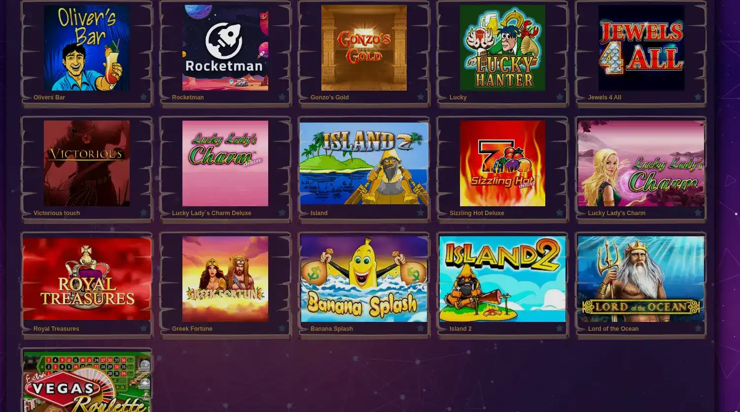 Spin Bounty casino — интерфейс игрового зала